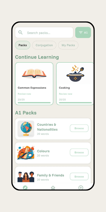 Track your vocabulary progress
